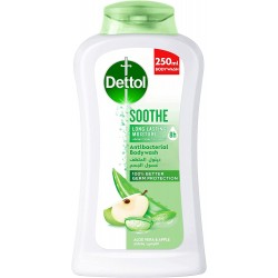 غسول الجسم ديتول سووث (الملطف)- المضاد للبكتريا - 250 ملل - الألوفيرا والتفاح